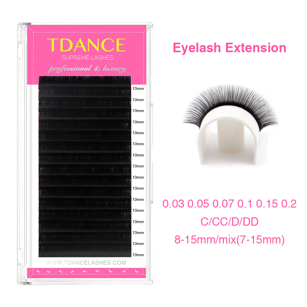 Eyelash Extension Human Hair - TDANCE Kirpik Uzatma 16 Satırlar Kore