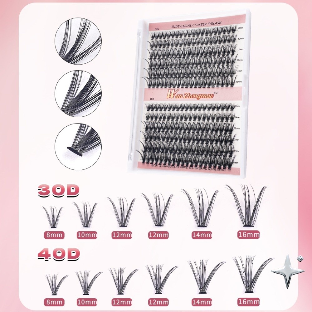 Eyelash Extension Look - 8-16mm Uzunlukta Takma Kirpikler Yapıştırıcı ve
