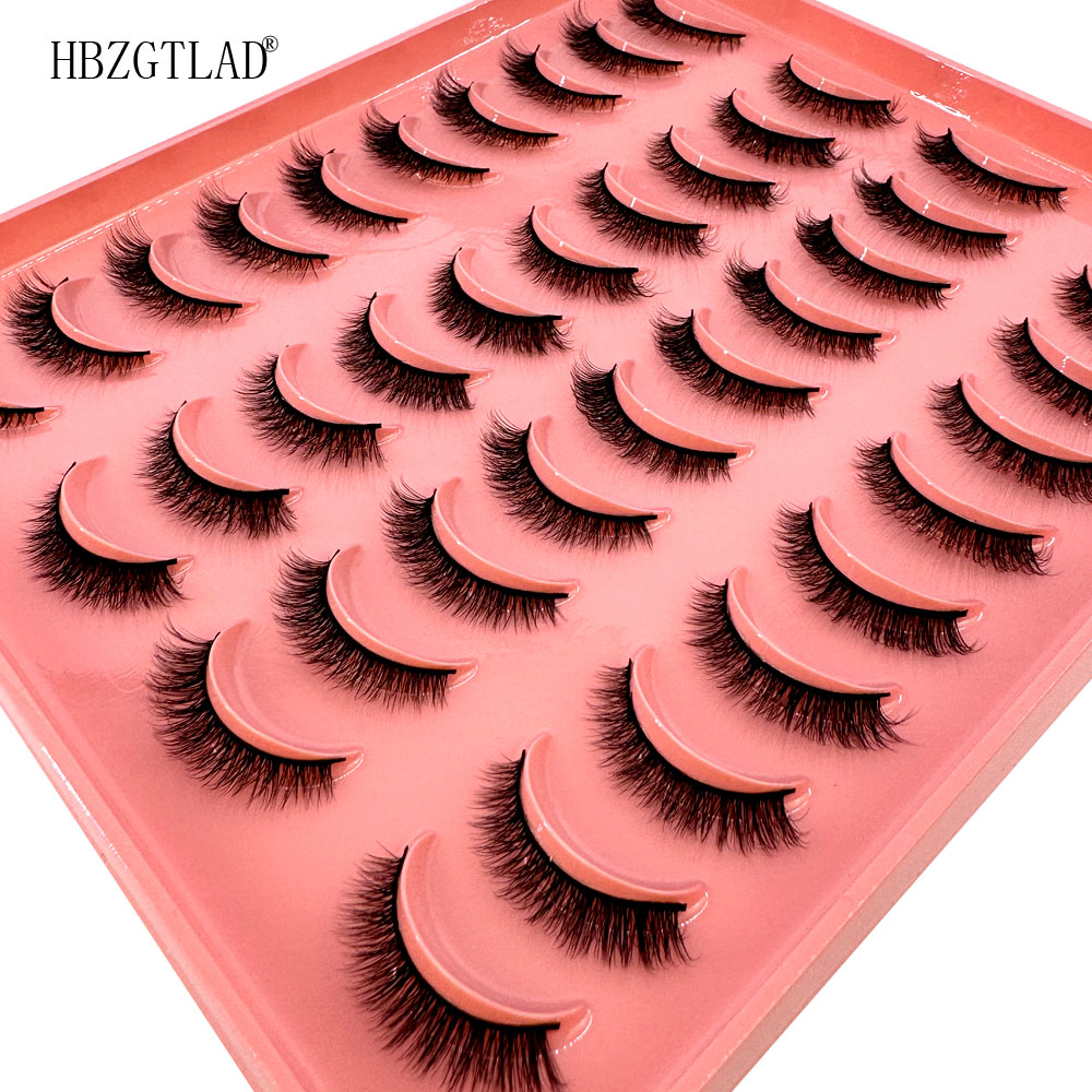 Yeni 20 Çift Doğal Uzun 3D Viz - Eyelash Extension For Asian Eyes incelemesi ve fiyatı